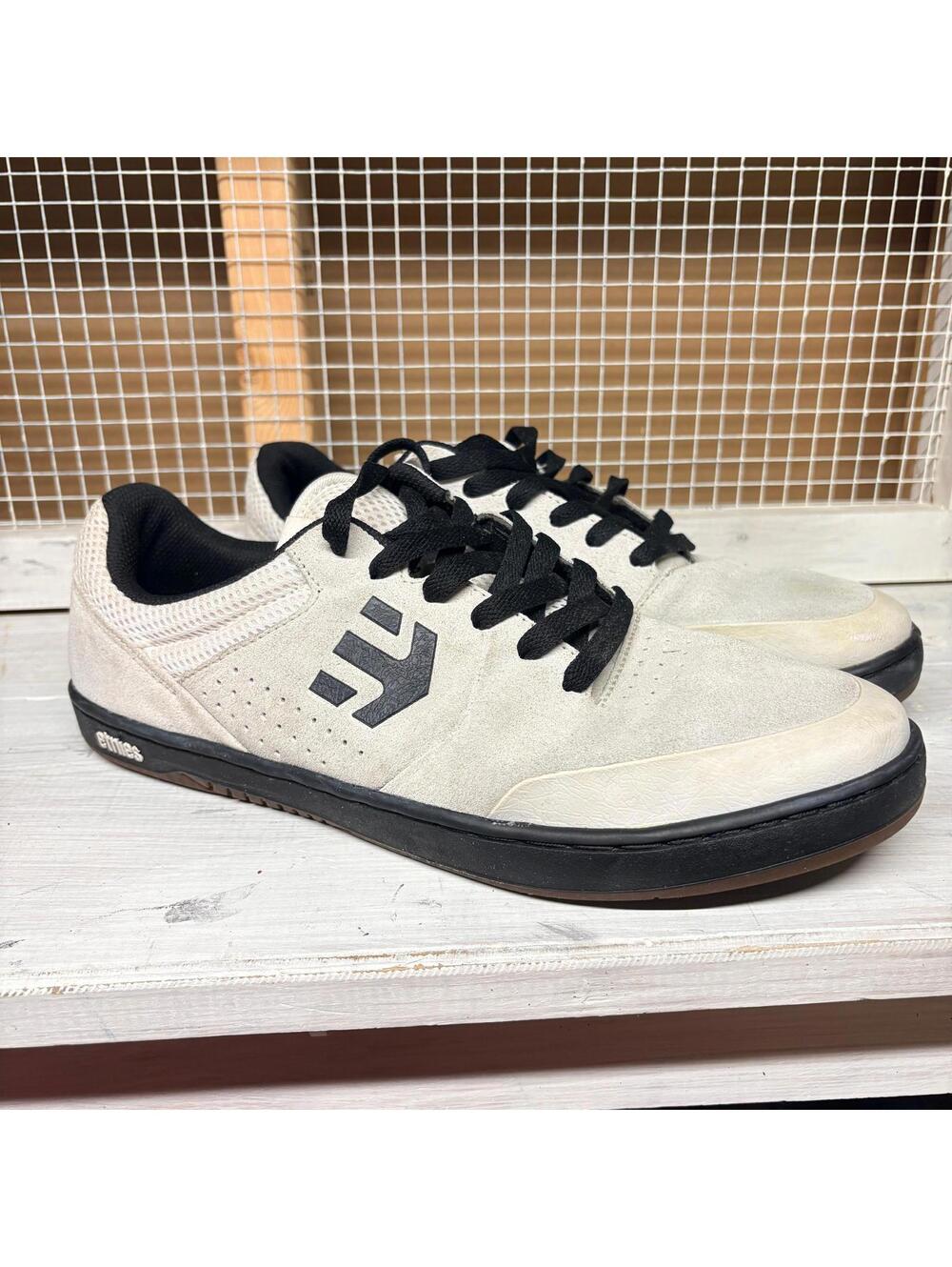 Etnies Marana Skateboard Shoes Men's Size 10.5 White and Black